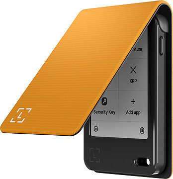 Ledger Nano Gen 5 Magnet Folio, bitcoin orange