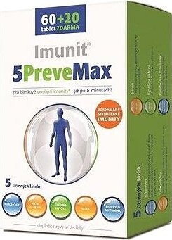 Imunit 5PreveMax nukleotidy + betaglukán 60 + 20 tabliet