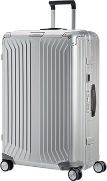 Samsonite Lite-Box Alu Spinner 76 cm strieborný
