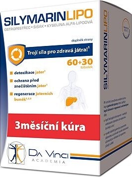 SILYMARIN Lipo Da Vinci Academia 60 + 30 kapsúl
