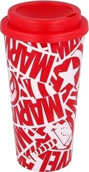 Marvel: Marvel Logo – cestovný hrnček s viečkom