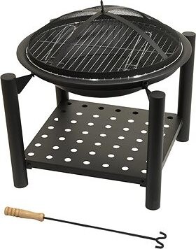 CATTARA Ohnisko s grilovacou mriežkou SABATINI s poklopom
