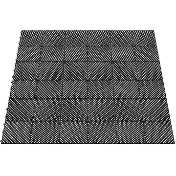 Escape6 WPC podlaha SORG, 1,2 × 1,2 m, 9 ks, černá