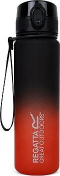 Regatta Tritan flip Bottle 0,6 l čierno-červená