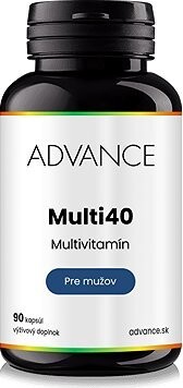 ADVANCE Multi40 muži 90 kapsúl – 40 prírodných látok
