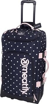 Meatfly Contin Trolley Bag, White Dot/Powder Pink