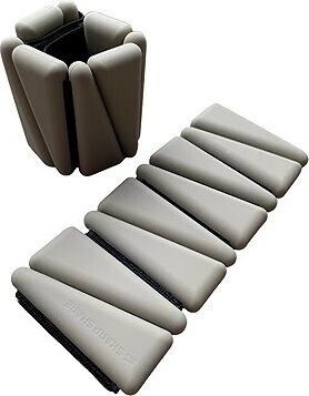 Sharp Shape Silikonové závaží 2 × 1kg Moonstone béžové