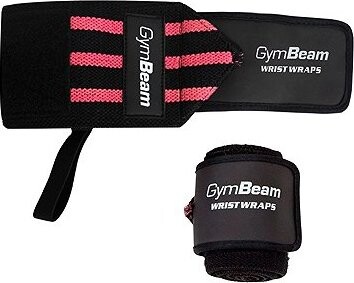 GymBeam Bandáže na zápästie pink