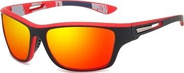 VeyRey Polarizačné slnečné okuliare športové Gustav červené