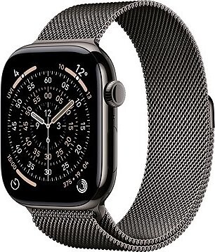 Apple Watch Series 11 Cellular 42 mm Bridlicový sivý titán s bridlicovo sivým milánskym ťahom