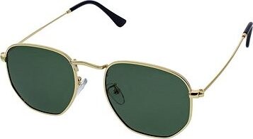 VeyRey Slnečné okuliare hranaté polarizačné Hurricane zelené