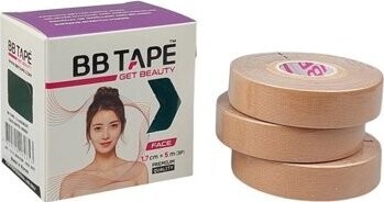 BB Tape tejp na tvár pruhy 1,7 cm béžový 1 ks