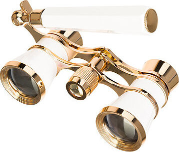 Levenhuk Broadway 325E White Lorgnette Opera Glasses