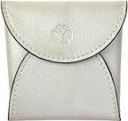 Kožená kapsička SEGALI 7488 strieborná