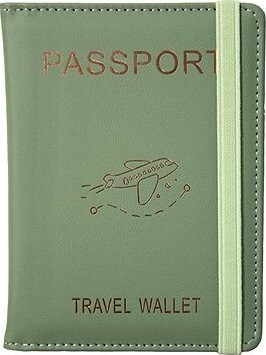 Kufryplus Puzdro na pas a karty s RFID ochranou WGK04 zelená