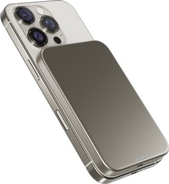 Epico UltraPack Qi2 Slim 5000 mAh hliníková Mag+ bezdrôtová powerbanka EM51 – titánová