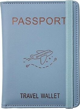 Kufryplus Puzdro na pas a karty s RFID ochranou WGK05 modrá