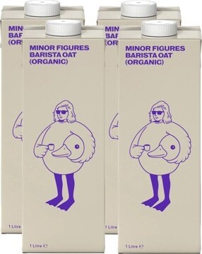 Minor Figures Oat barista 4× 1 l BIO