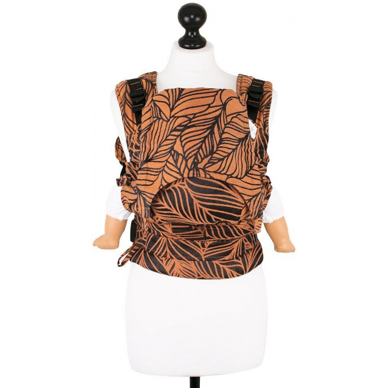 Detské nosítko Fidella Fly Tai Babysize Dancing Leaves Autumn - oranžové