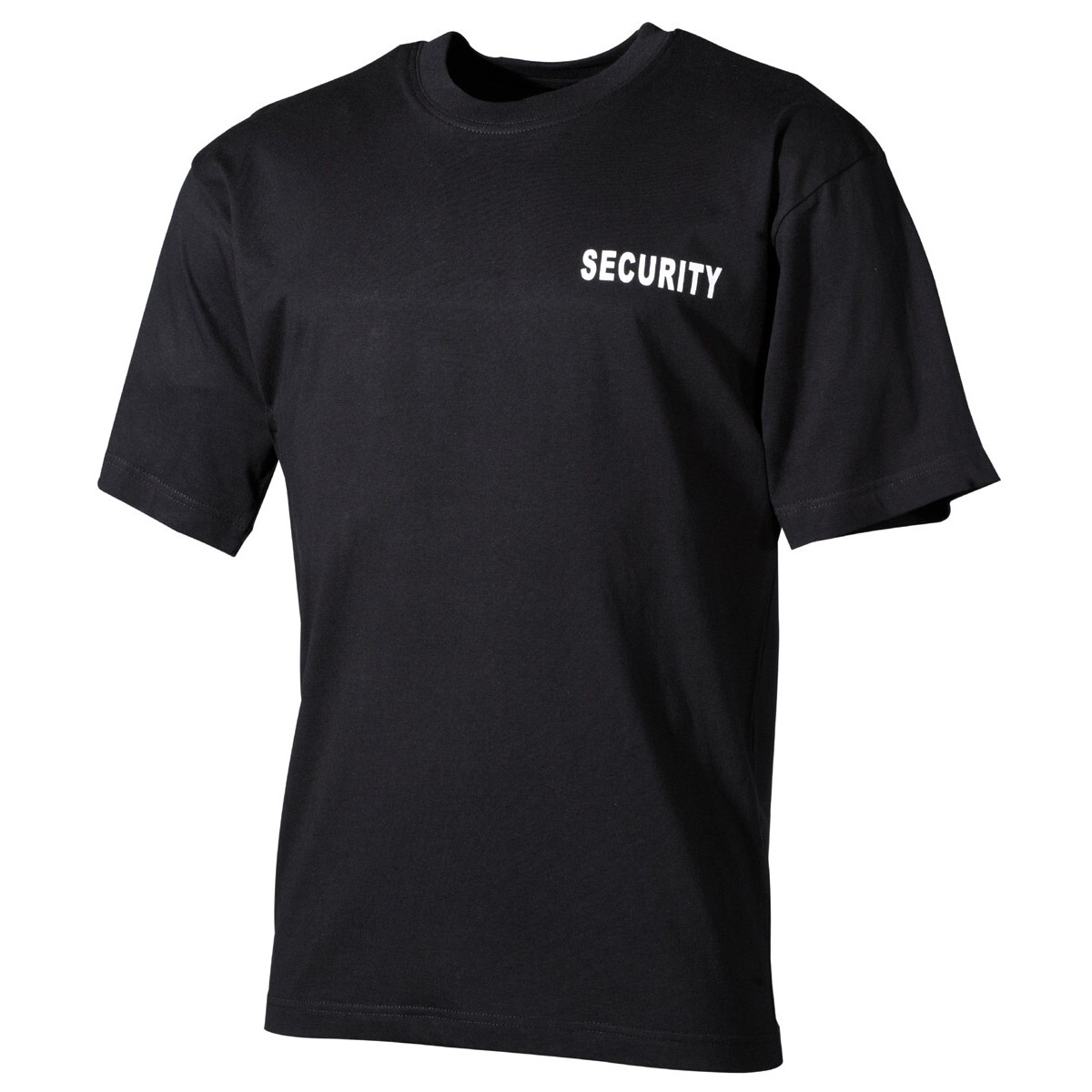 Tričko MFH Security - čierne, XL
