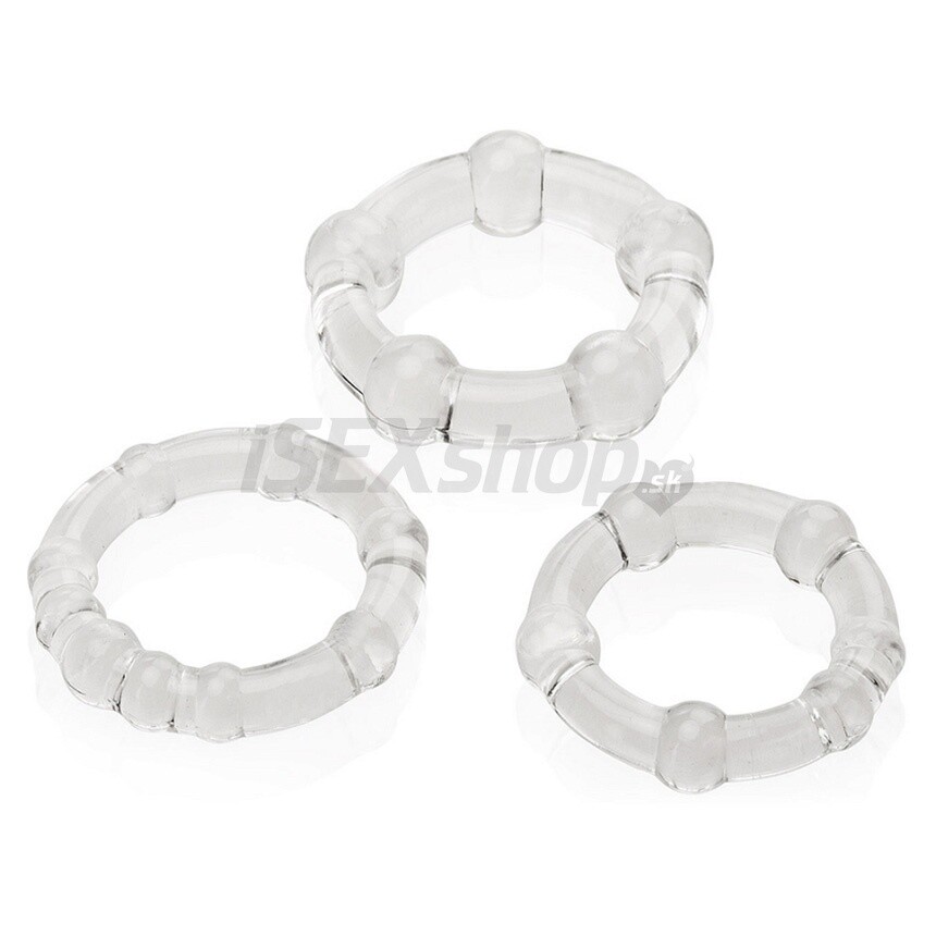 You2Toys Get Hard &#45; krúžky na penis číre