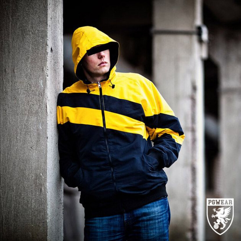 Bunda PGwear Premium - čierna-žltá, 3XL