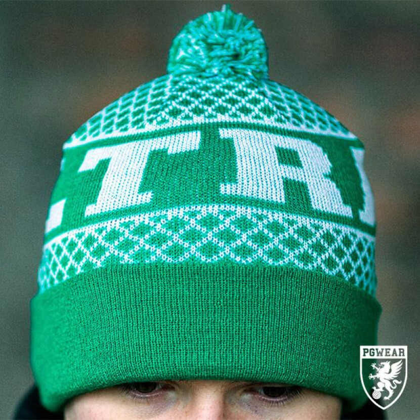 Čiapka zimná PGwear Ultras - zelená-biela