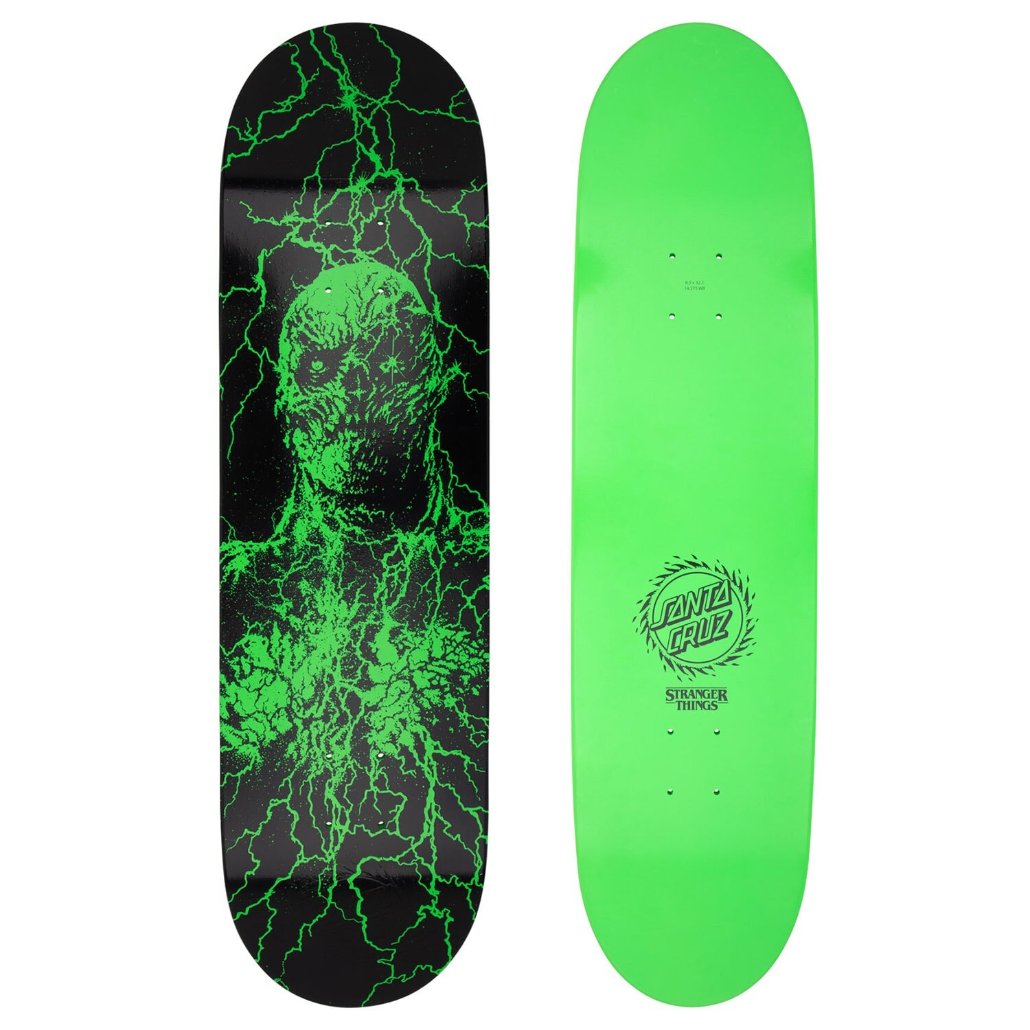 Santa Cruz Skateboards Stranger Things Vecna 8.5