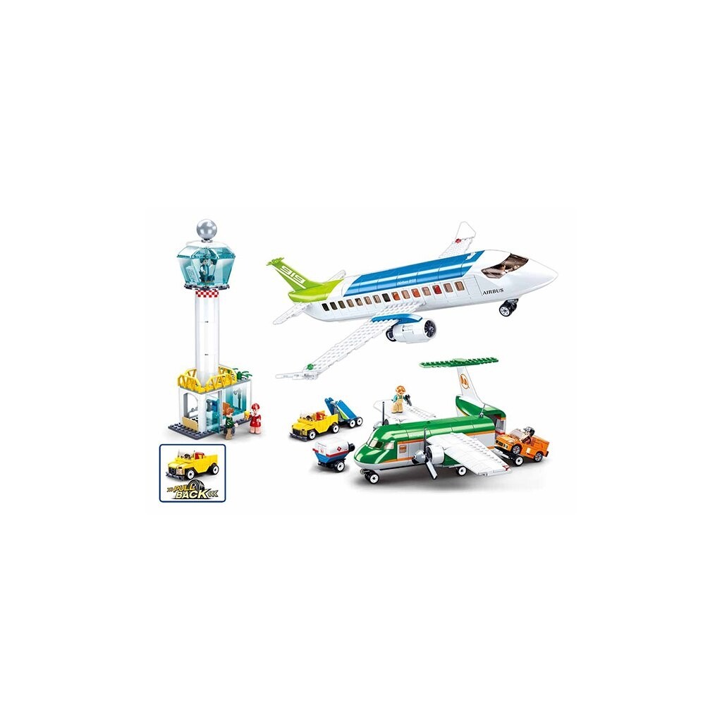 Stavebnice Sluban Aviation Letisko s dvoma lietadlami M38-B0930