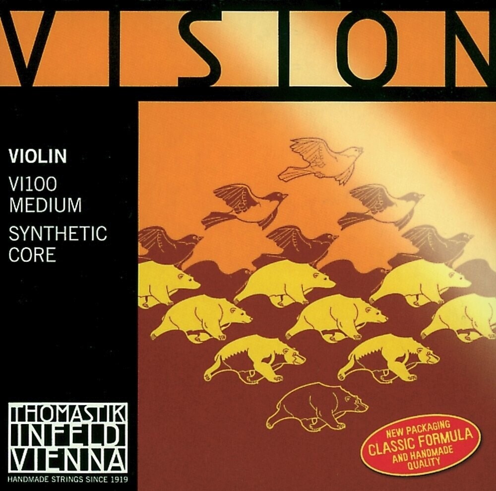 Thomastik Strings For Violin Vision synthetic core Medium