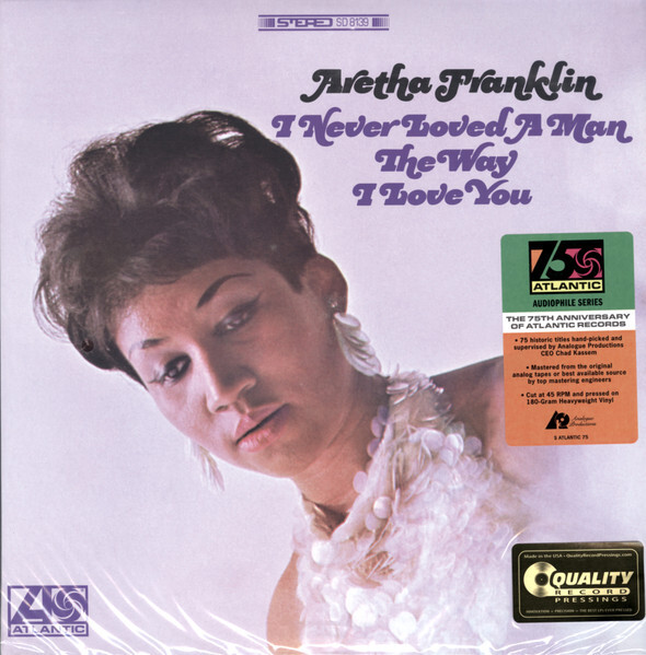Analogue Productions Aretha Franklin – I Never Loved A Man The Way I Love You, 45 RPM, 2 LP