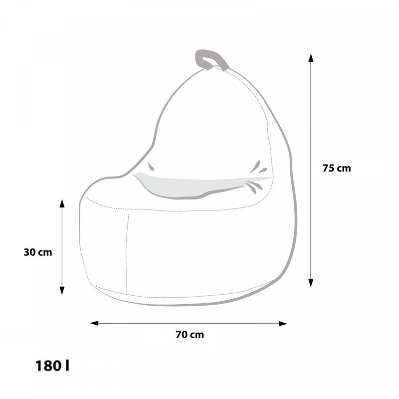EF5004 Ecopuf Sedací vak Ecopuf - YOKO Velvet Menčester SZ03