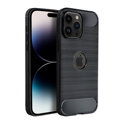 Puzdro Carbon Lux TPU iPhone 17 Air - čierne
