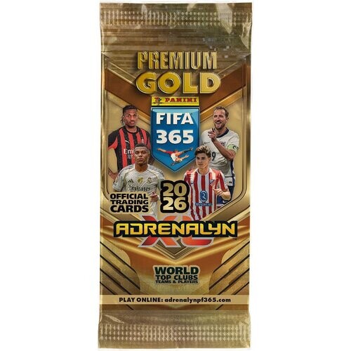 Panini FIFA 365 2025/2026 - ADRENALYN karty - Gold Packet