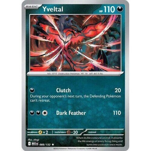 Pokémon TCG: Mega Evolution 01 Yveltal - Promo karta