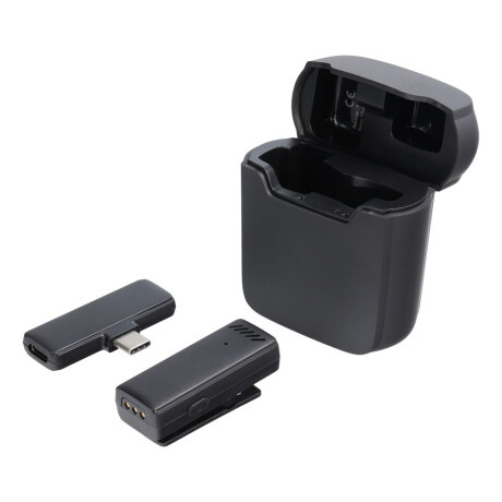 MG S11 bezdrôtový lavalier mikrofón USB-C + nabíjacie puzdro, čierny