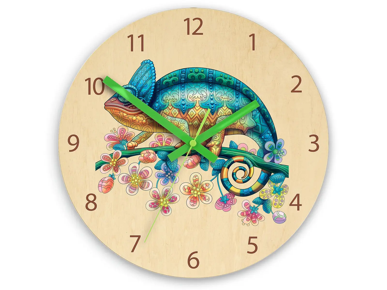 Dětské nástěnné hodiny Ami Chameleon 30 cm vícebarevné