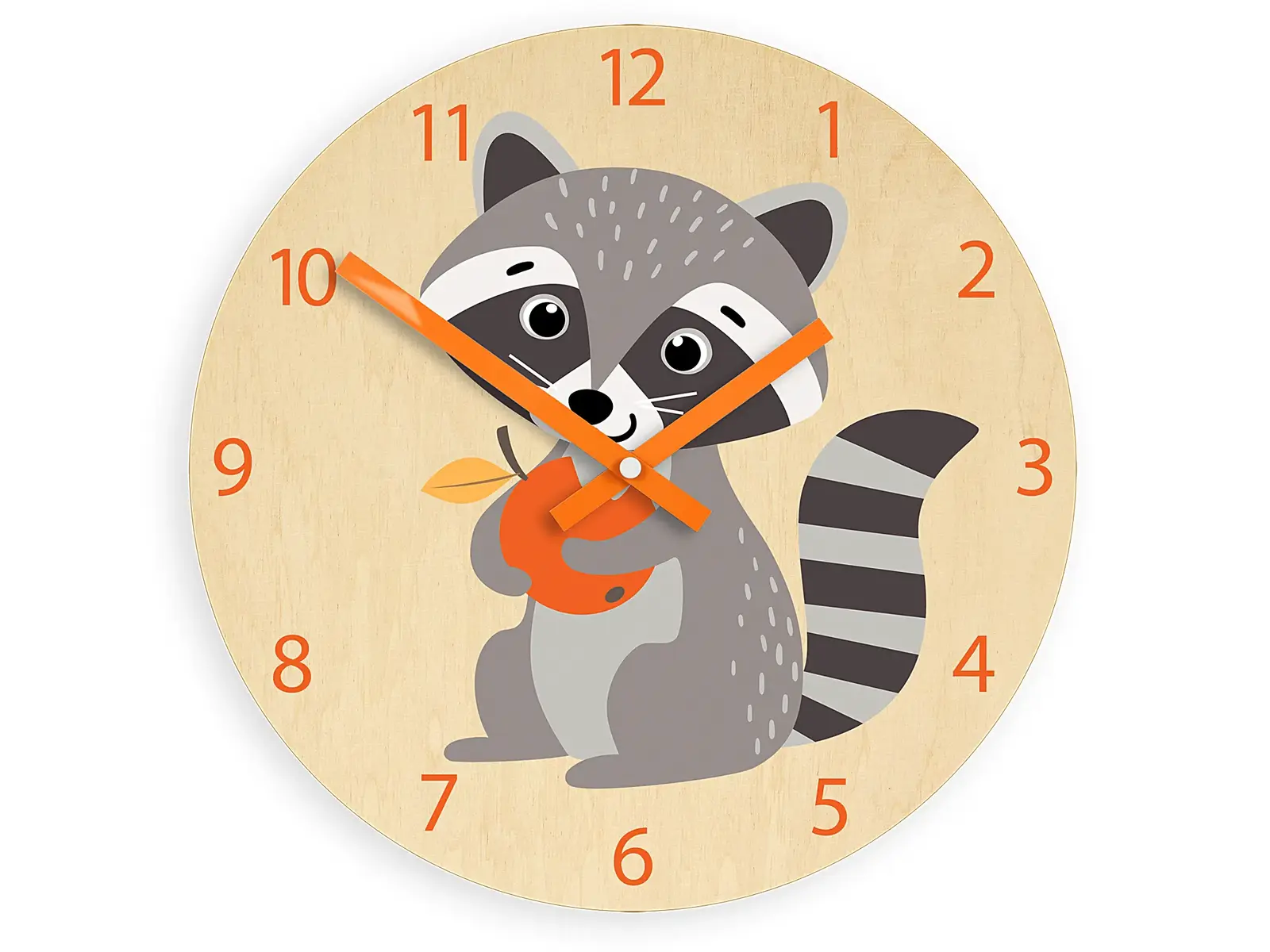 Dětské nástěnné hodiny Ami Mýval 30 cm vícebarevné II