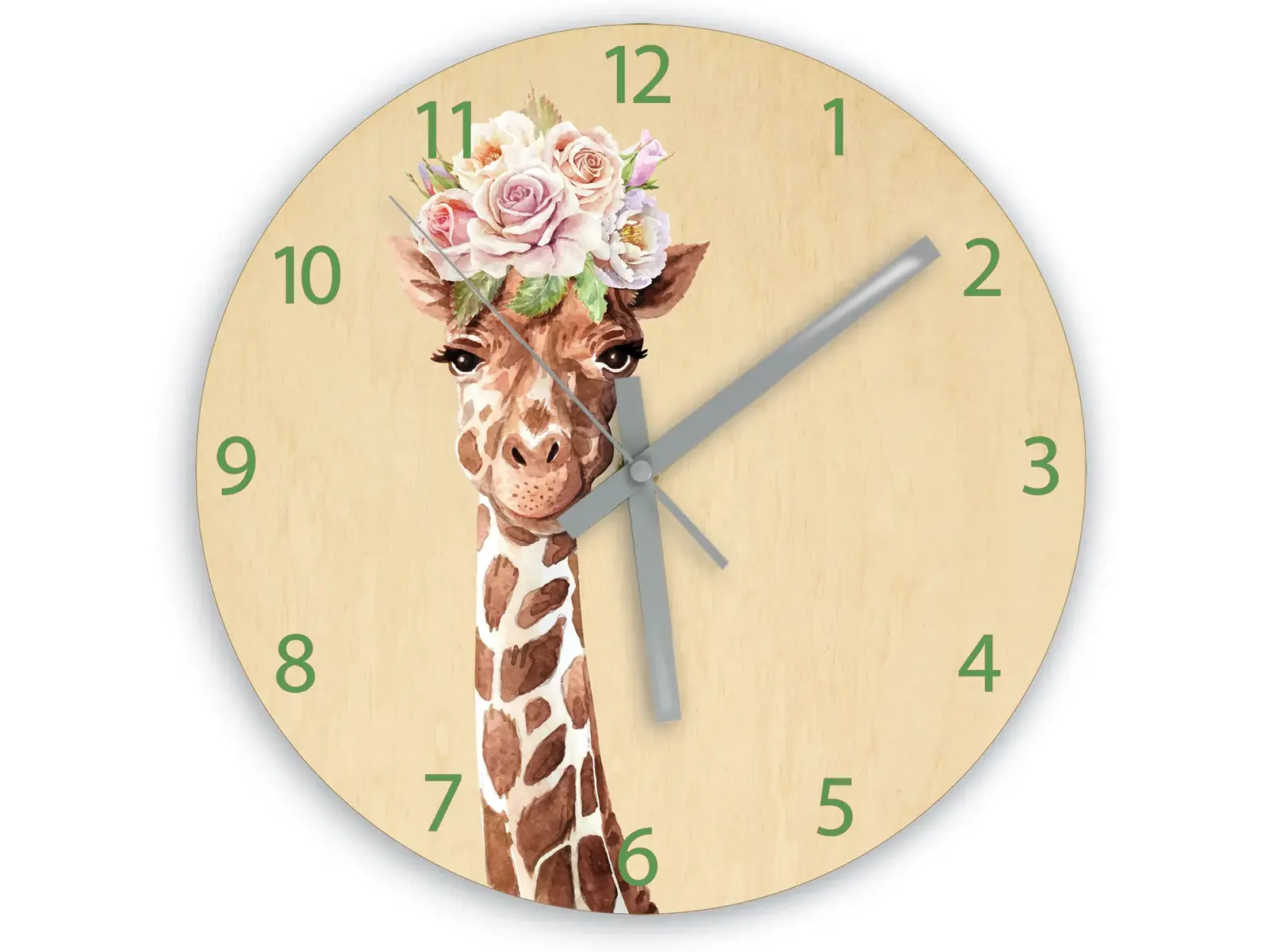 Dětské nástěnné hodiny Ami Žirafa 30 cm vícebarevné II
