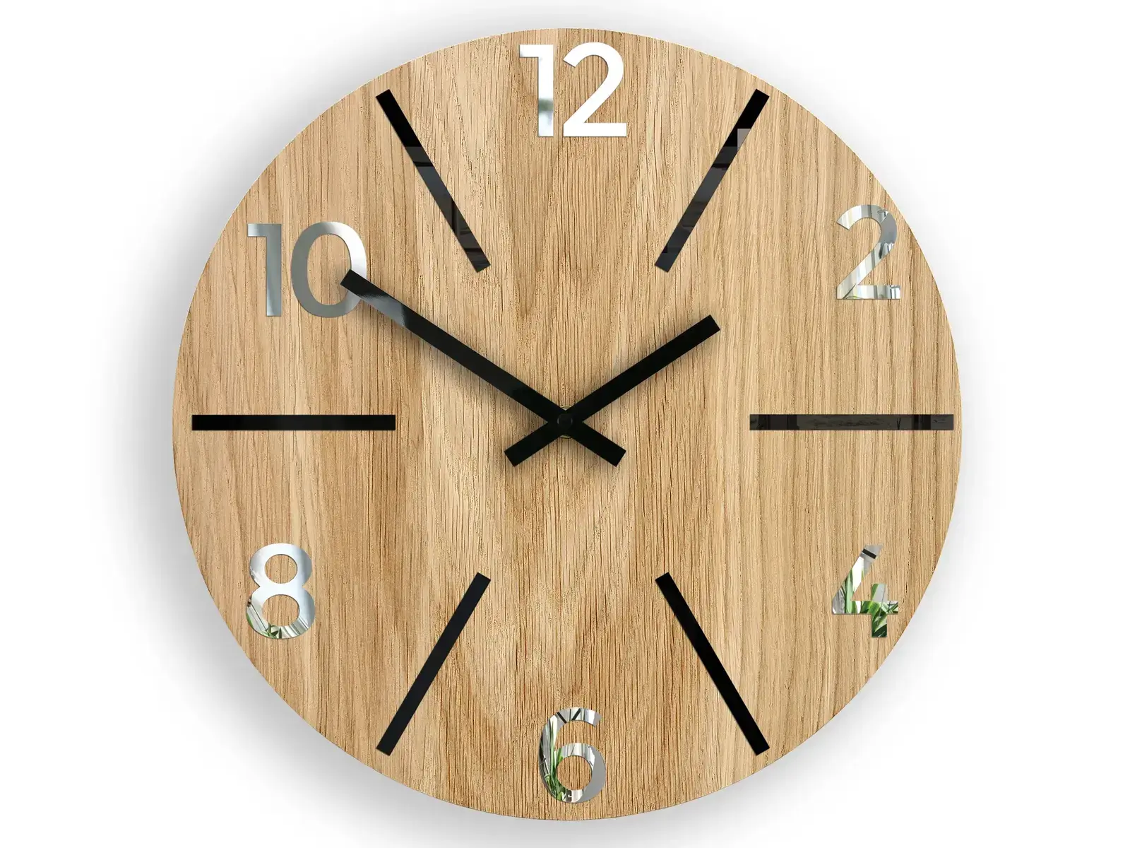 Dřevěné nástěnné hodiny Aksel 33 cm dub - výber z 7 prevedení