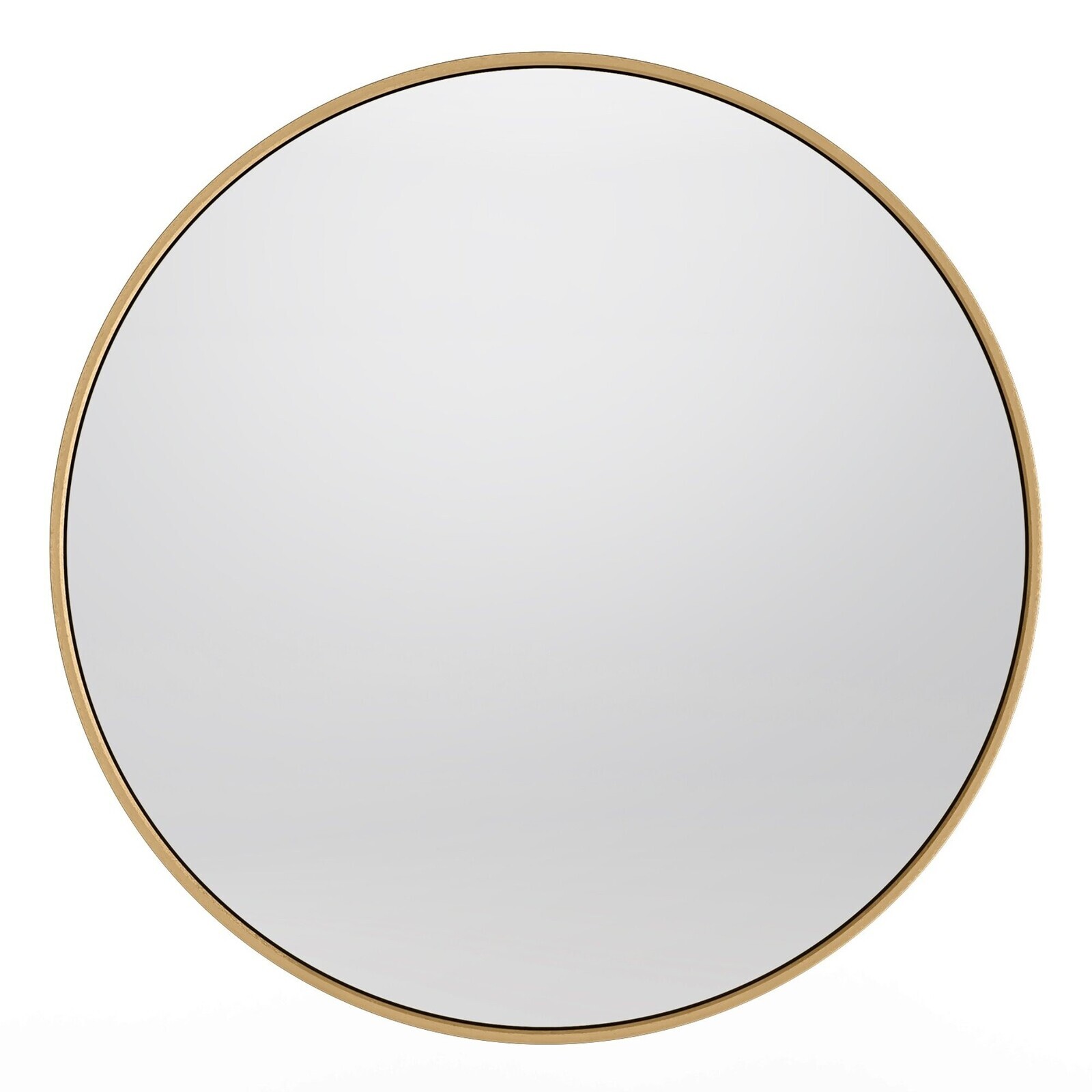 Kulaté nástěnné zrcadlo Mira 60 cm zlaté