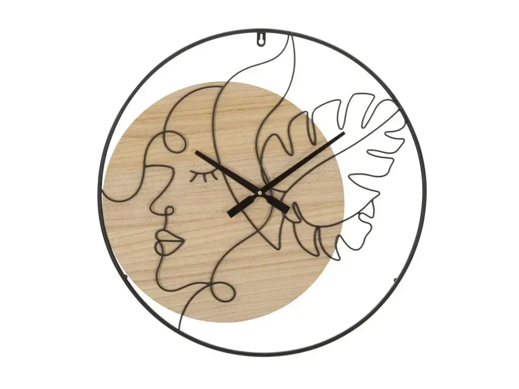 Nástěnné hodiny Elegant B 60 cm hnědé/černé