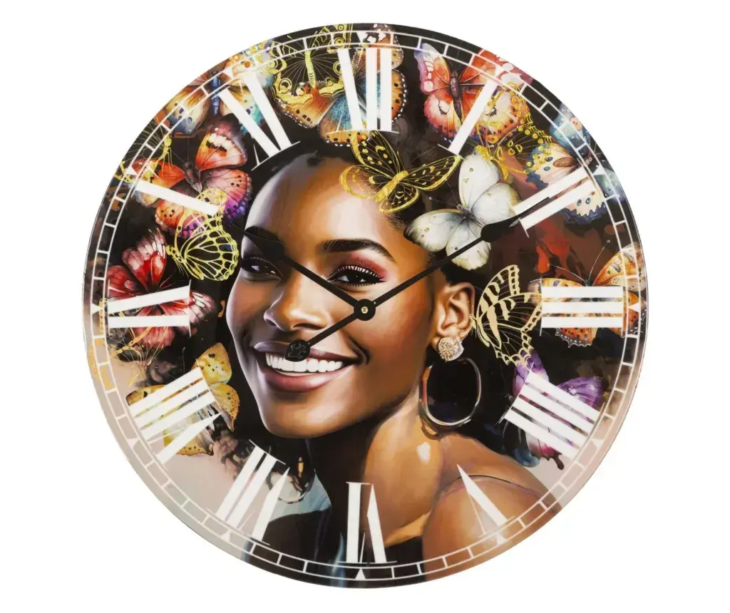 Nástěnné hodiny Kourt 60 cm vícebarevné