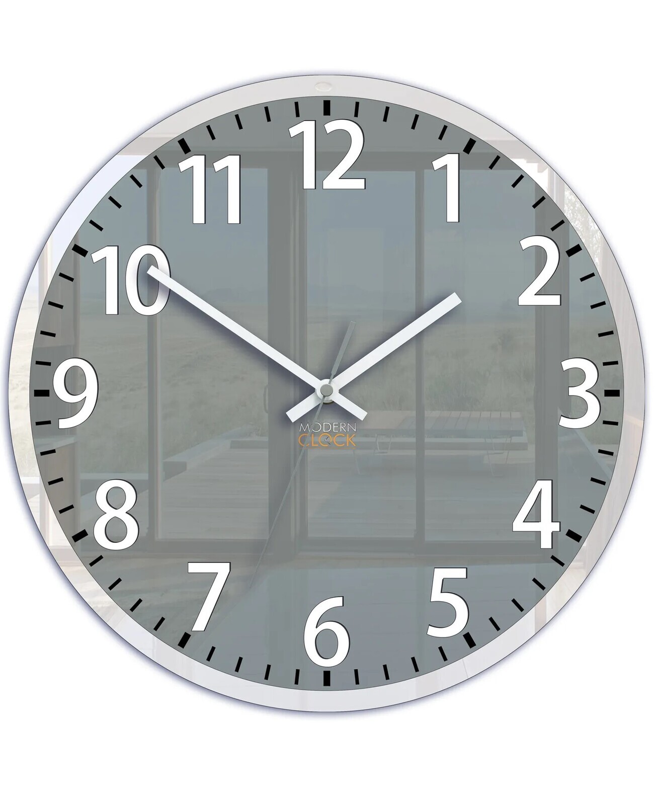 Nástěnné hodiny Louis 30 cm šedé