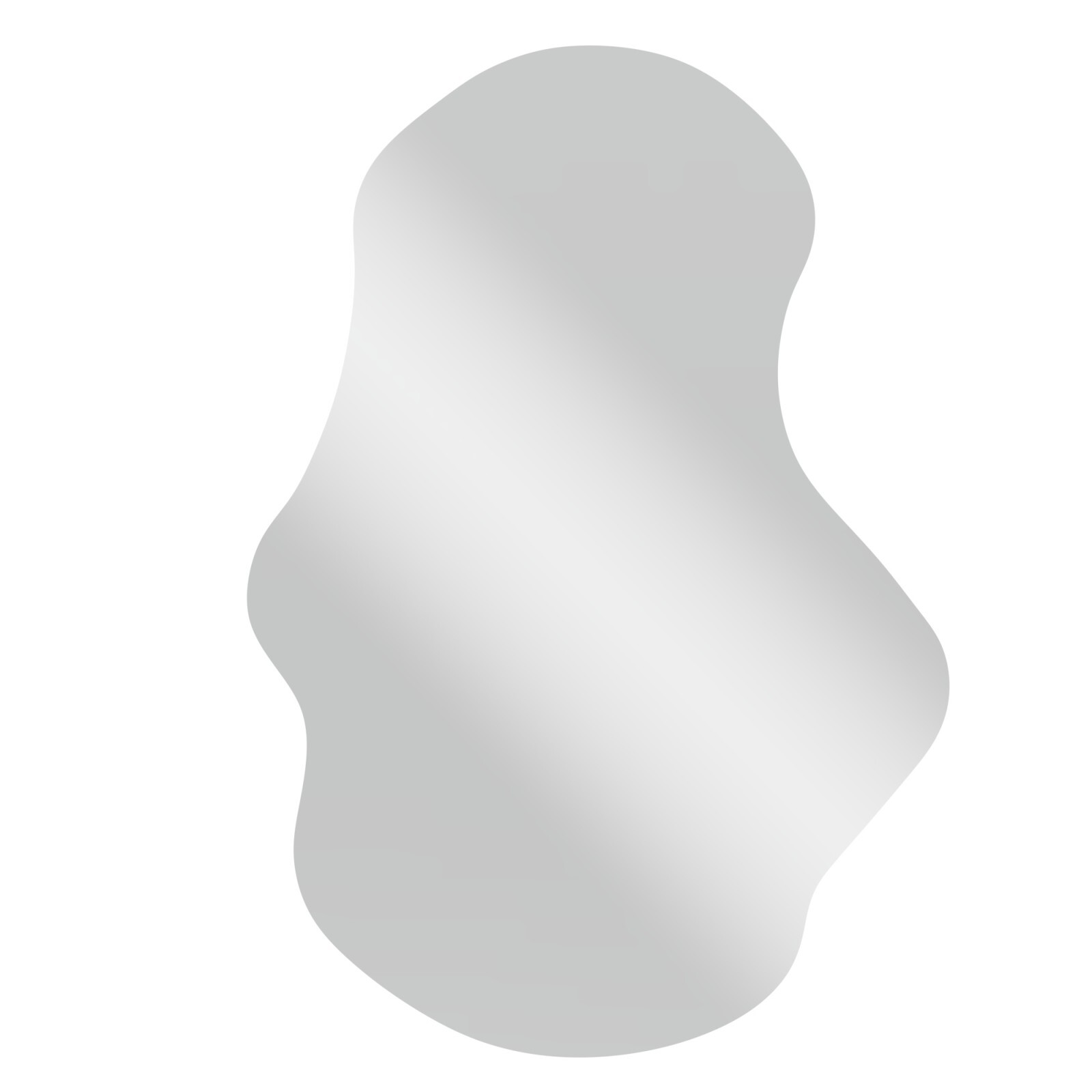 Nástěnné zrcadlo Zoe 80 cm černé