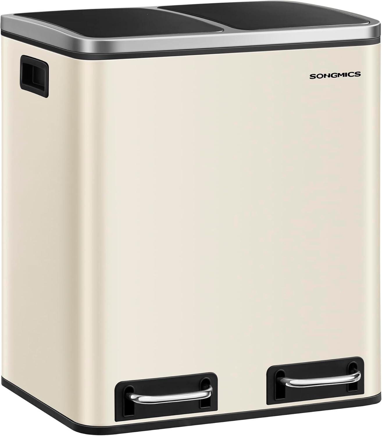 Odpadkový koš Flace 2x15 l béžový/černý