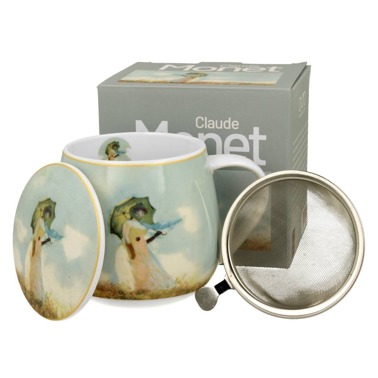 Porcelánový hrnek Monet Woman with Parasol 430 ml vícebarevný