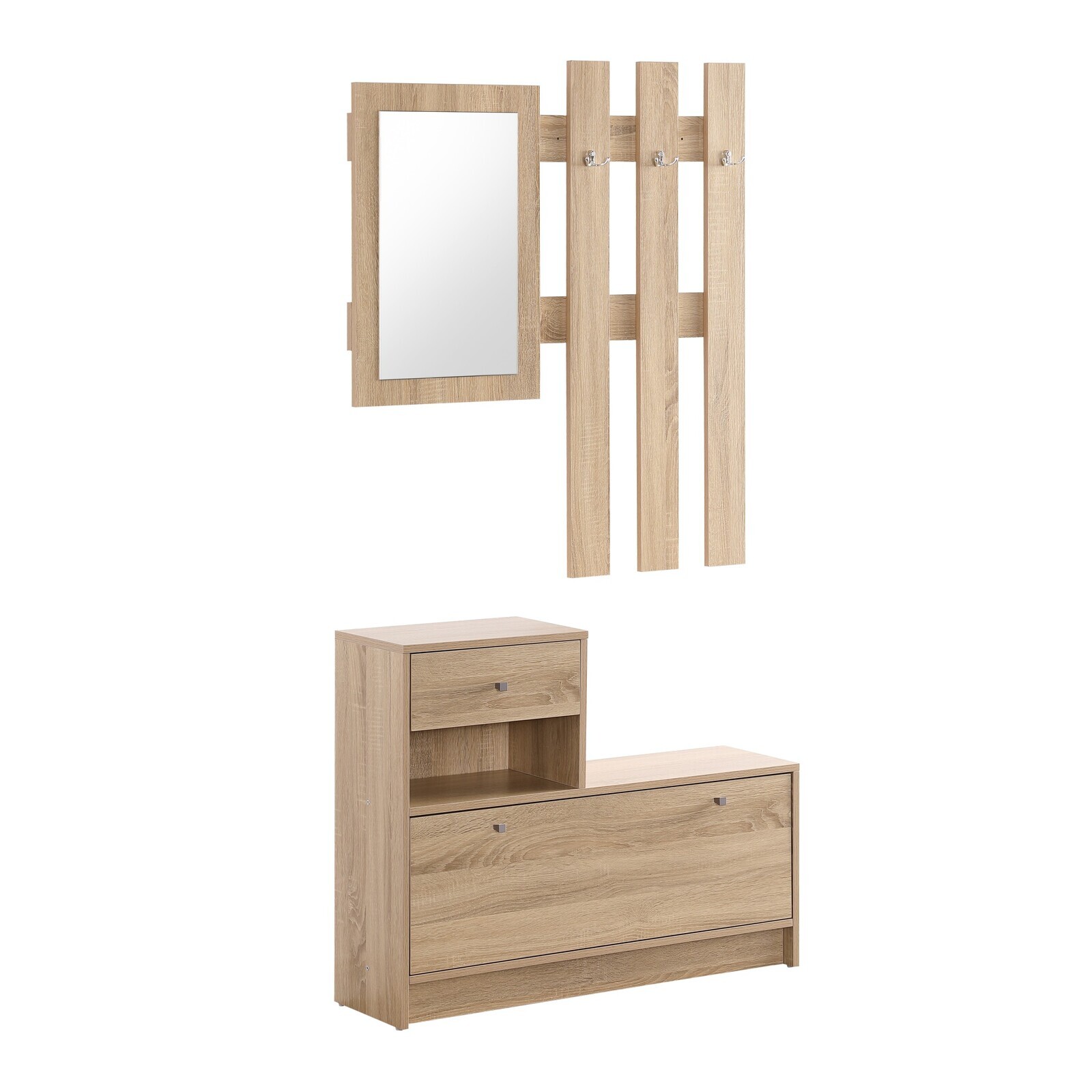 Predsieňová stena Houseland Bolea dub sonoma