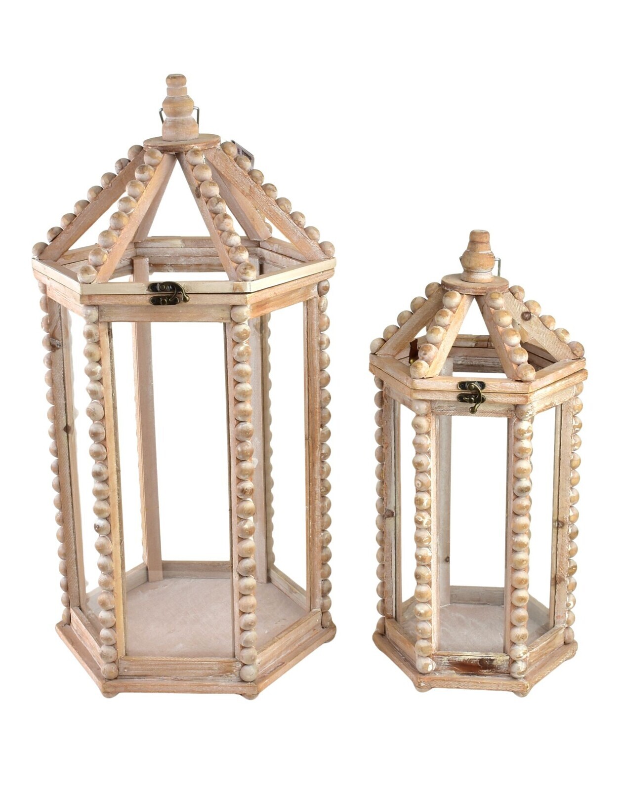 Sada 2 ks luceren LOKKE Harmonious XL+L béžová