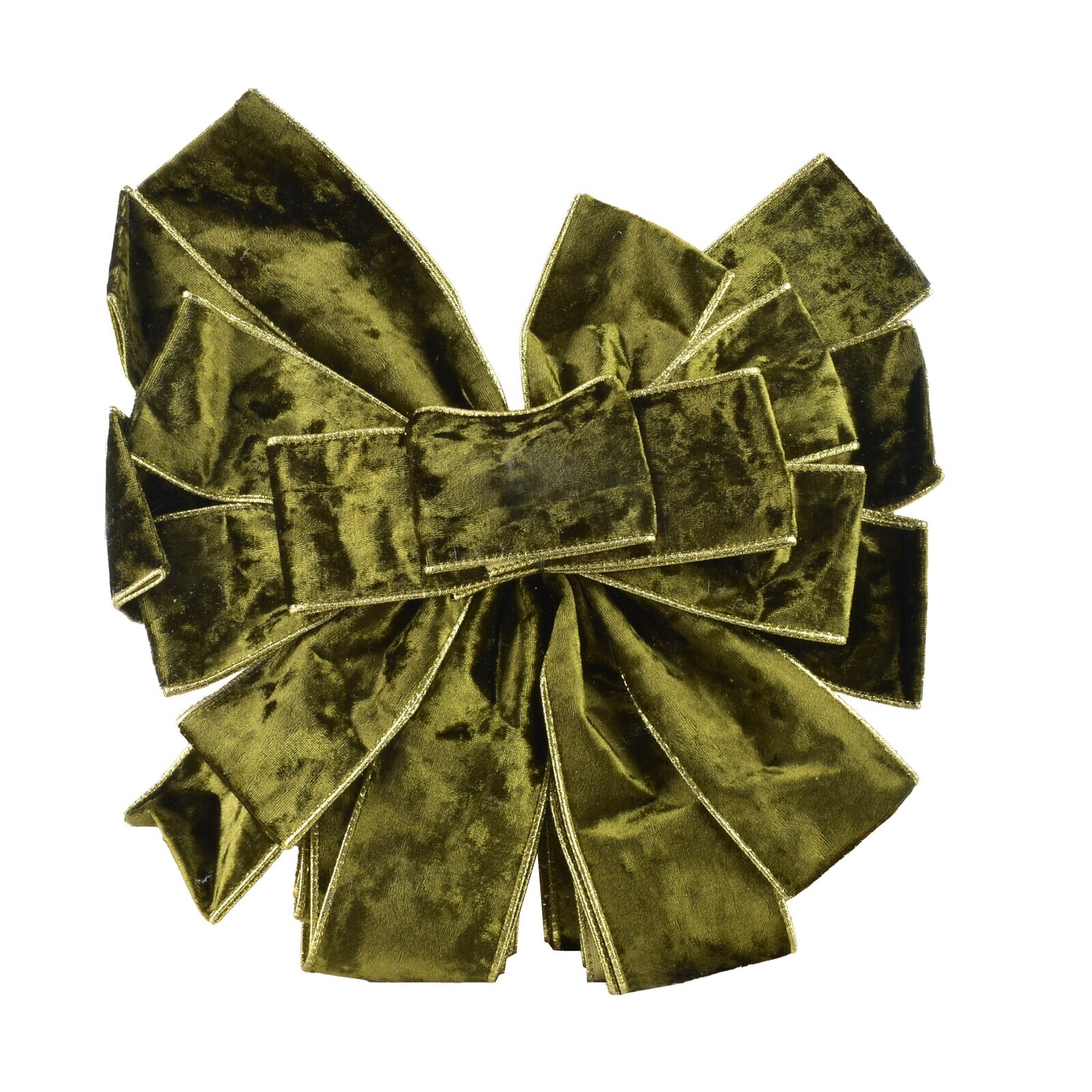 Vánoční dekorativní mašle Santa Lila 32x130 cm zelená